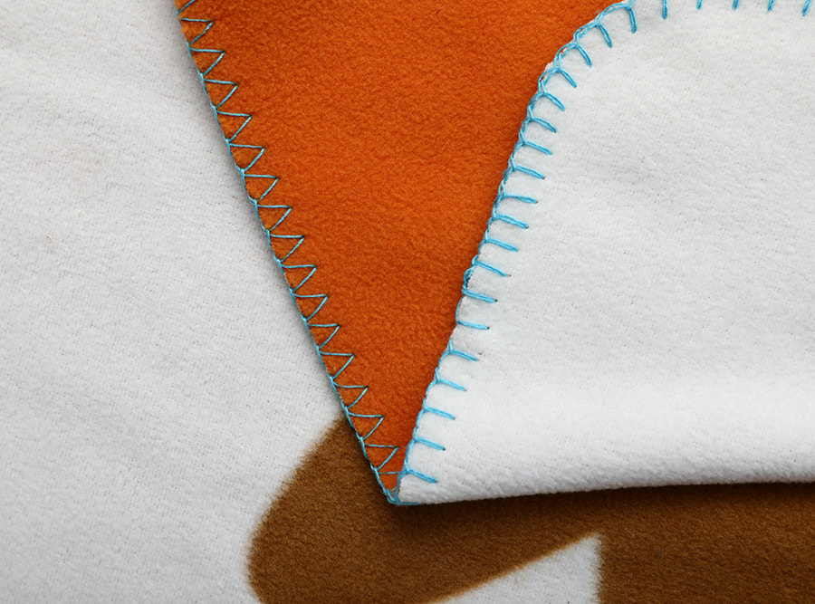JNFZ064 Polar fleece to paste blanket fabric