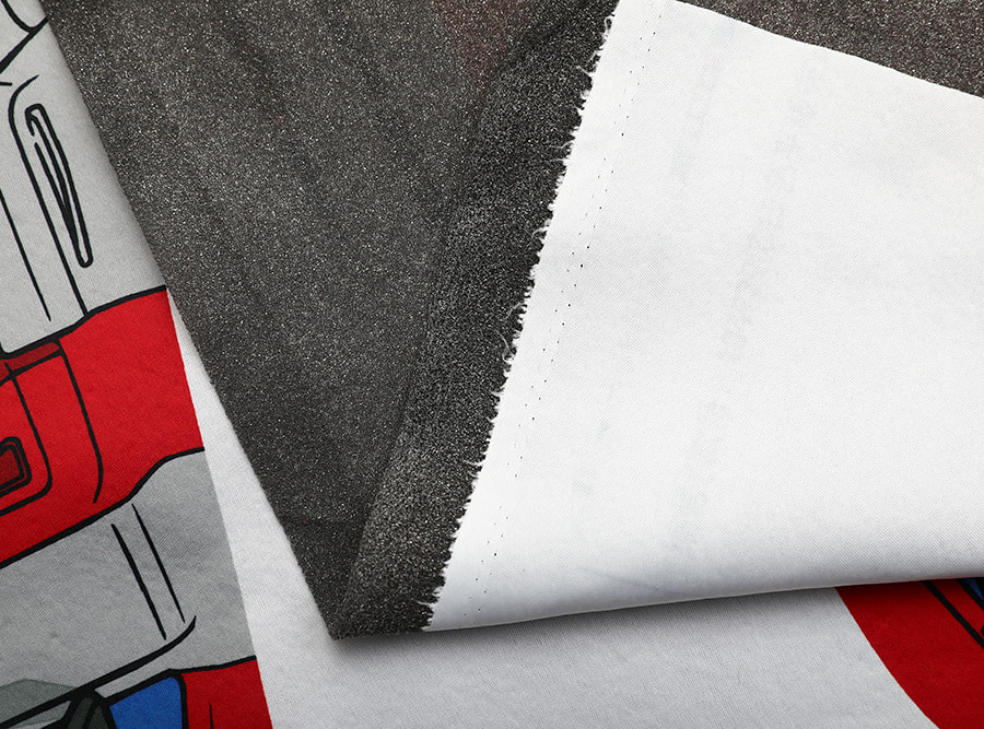 JNFZ129 transfer printed cloth composite sponge garment fabric