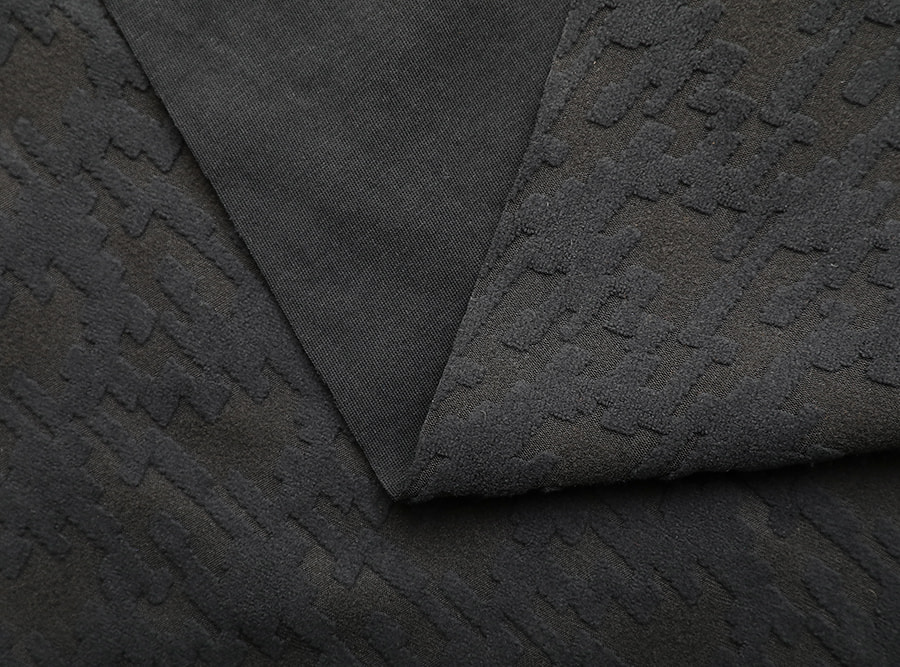 JNFZ896 puzzle jacquard polar fleece composite fabric Garment fabric