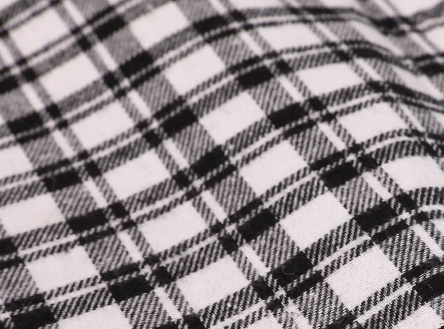 Pet Litter Fabric Plaid + Bubble Net