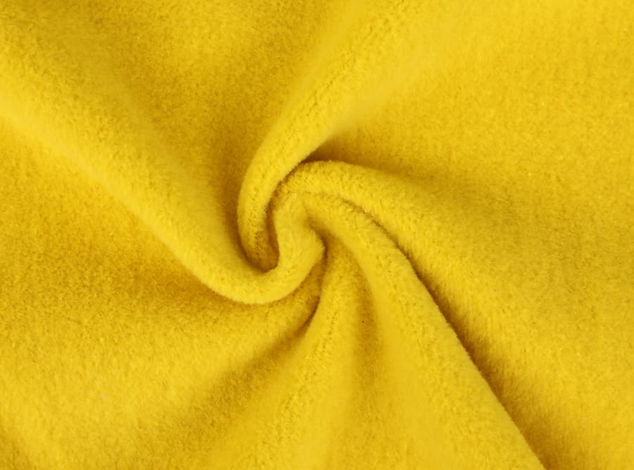 Cotton Fleece Sweatshirt Fleece Yellow